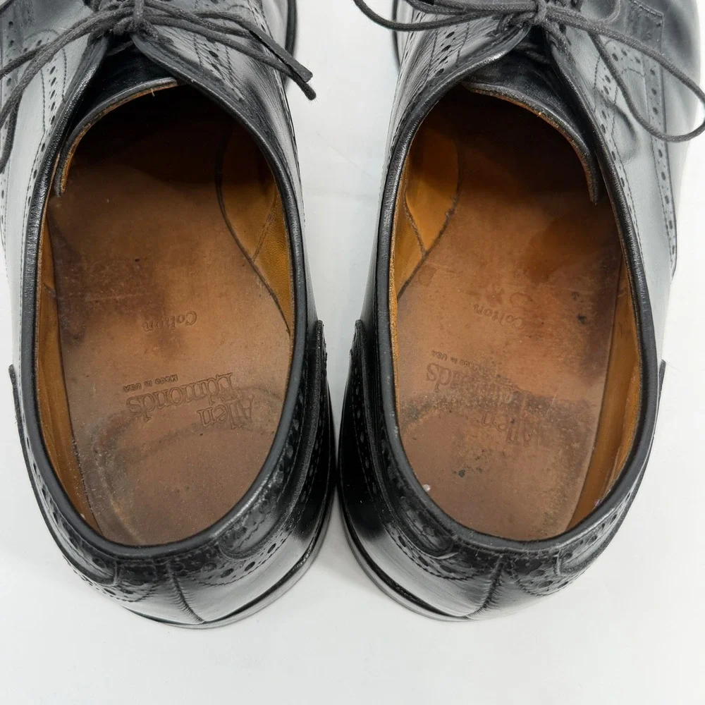 Allen Edmonds Colton Cap Toe Oxfords‎ Black Leather Men's 11 EEE USA